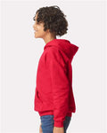 Gildan SF500B Red — on model side