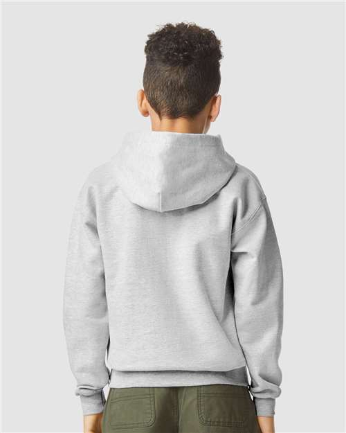 Gildan SF500B Sport Grey — on model back
