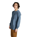 Unisex Heavyweight RS Long-Sleeve Pocket T-Shirt - Denim