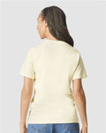 Gildan H000 Off White — on model back