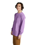 Unisex Heavyweight RS Long-Sleeve Pocket T-Shirt - Orchid