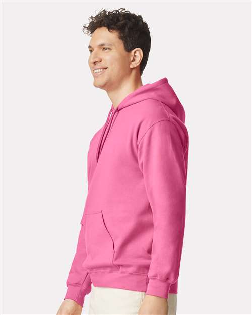 Gildan SF500 Pink Lemonade — on model side