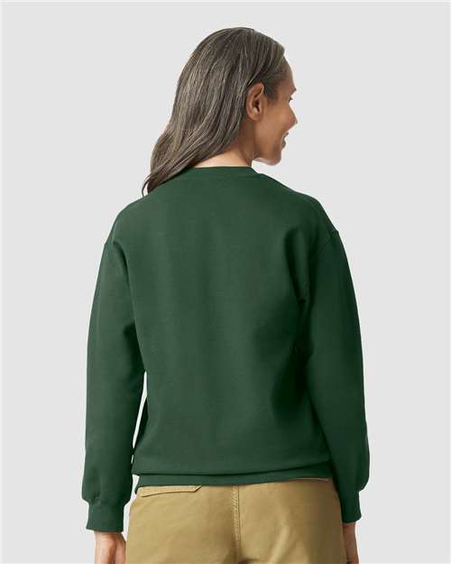 Gildan SF000 Forest Green — on model back
