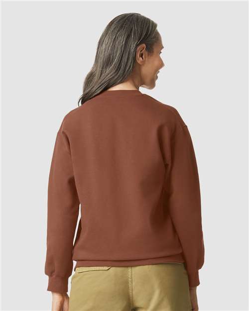 Gildan SF000 Cocoa — on model back