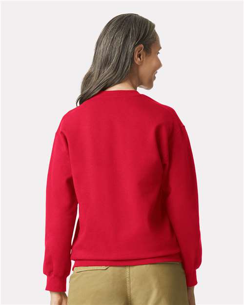 Gildan SF000 Red — on model back