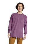 Unisex Heavyweight RS Long-Sleeve Pocket T-Shirt - Berry