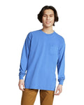 Unisex Heavyweight RS Long-Sleeve Pocket T-Shirt - Flo Blue