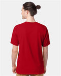 ComfortWash by Hanes GDH100 Athletic Red — on model back