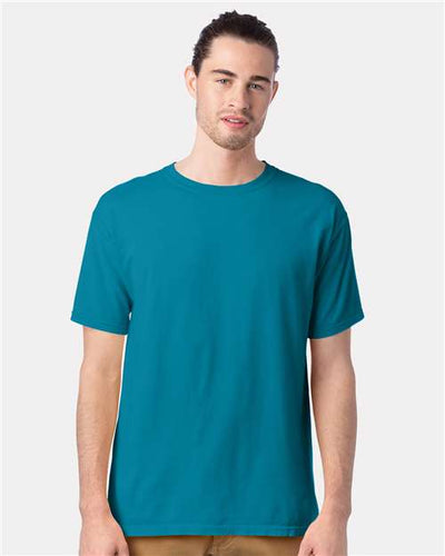 ComfortWash by Hanes GDH100 Ocean Depths — on model front