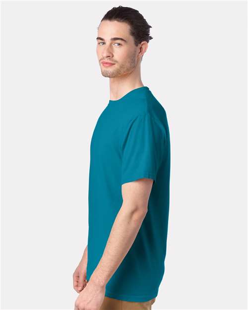 ComfortWash by Hanes GDH100 Ocean Depths — on model side