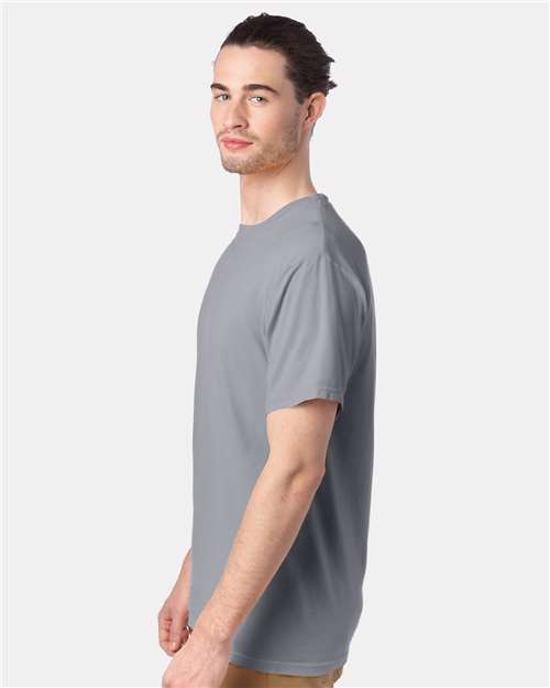 ComfortWash by Hanes GDH100 Silverstone — on model side