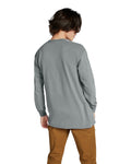 Unisex Heavyweight RS Long-Sleeve Pocket T-Shirt - Granite