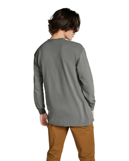 Unisex Heavyweight RS Long-Sleeve Pocket T-Shirt - Pepper