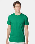 Hanes 42TB Kelly Green Heather — on model front