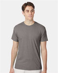 Hanes 42TB Stone Grey Heather — on model front