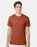 Hanes 42TB Texas Orange Heather — on model front