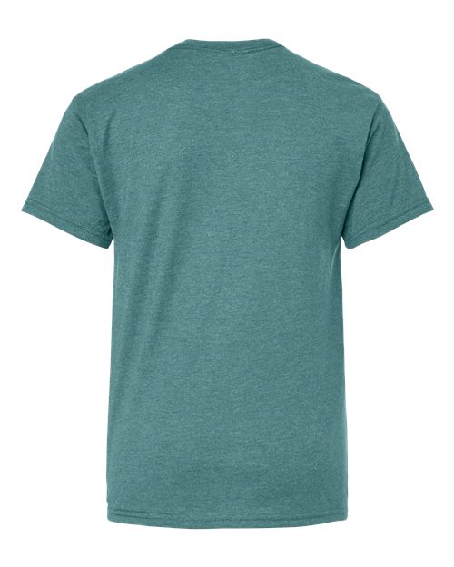 Hanes 498Y Cactus Heather — back