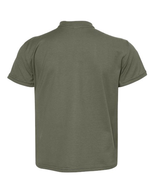 Hanes 498Y Fatigue Green — back