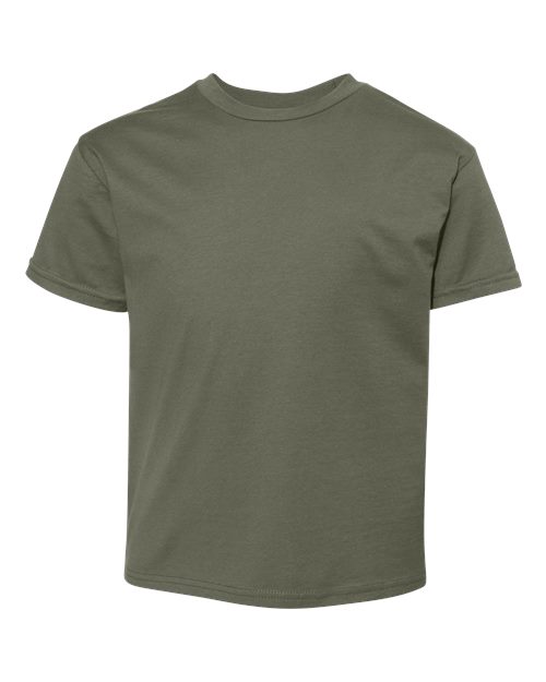 Hanes 498Y Fatigue Green — front