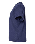 Hanes 498Y Heather Navy — direct side