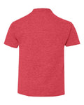 Hanes 498Y Heather Red — back