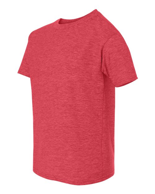 Hanes 498Y Heather Red — direct side