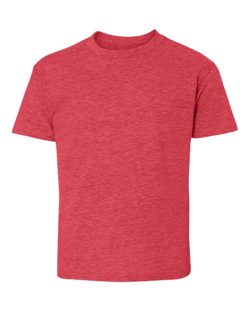 Hanes 498Y Heather Red — front