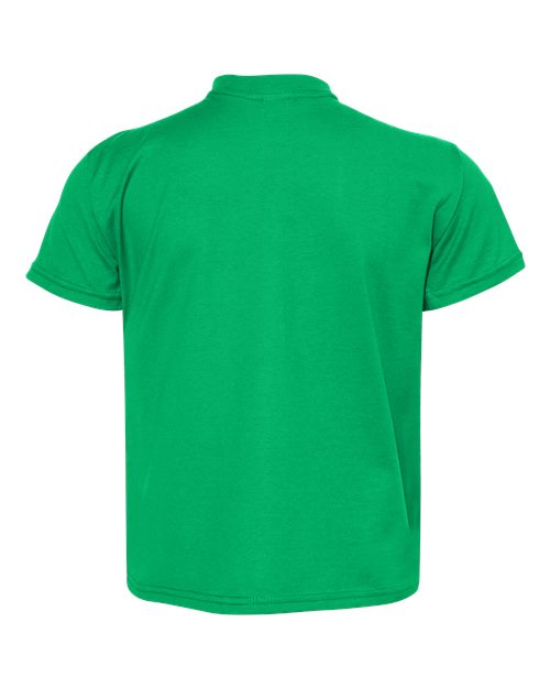 Hanes 498Y Kelly Green — back