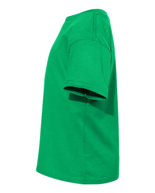Hanes 498Y Kelly Green — direct side