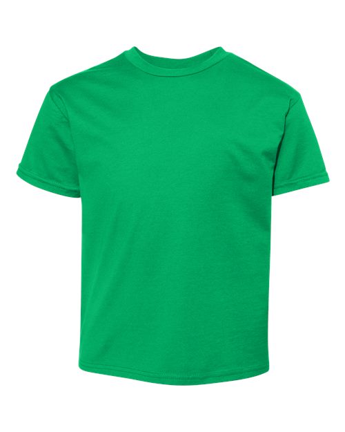 Hanes 498Y Kelly Green — front