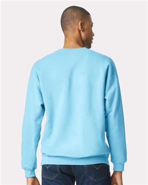 Gildan SF000 Sky — on model back