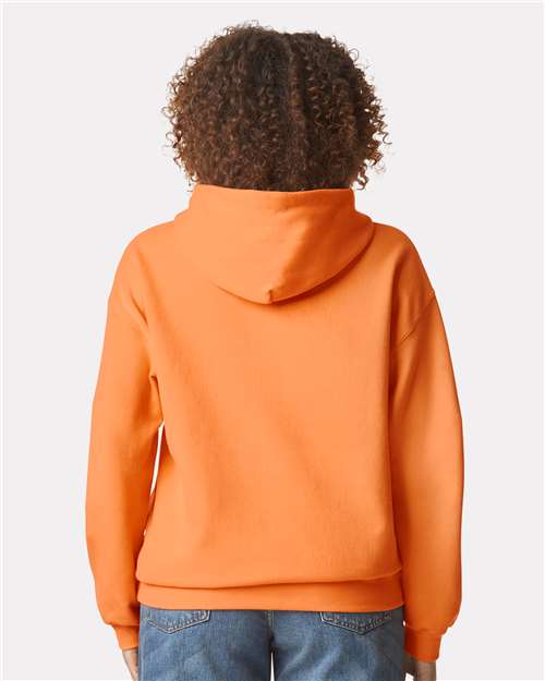 Gildan SF500 Tangerine — on model back