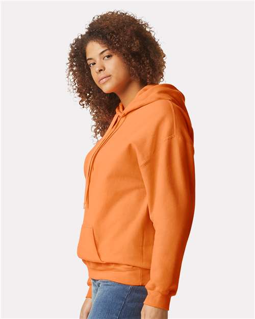 Gildan SF500 Tangerine — on model side