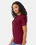 Hanes 5280 Athletic Cardinal — on model side