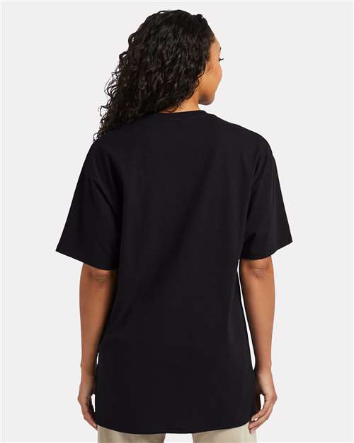 Hanes 5280T Black — on model back