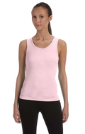 Women's Baby Rib Tank - Soft Pink