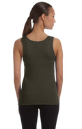 Women's Baby Rib Tank - Army