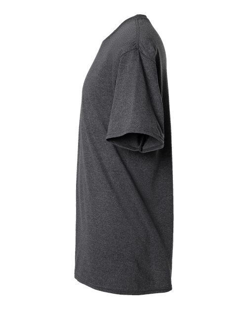 Hanes 5280T Charcoal Heather — direct side
