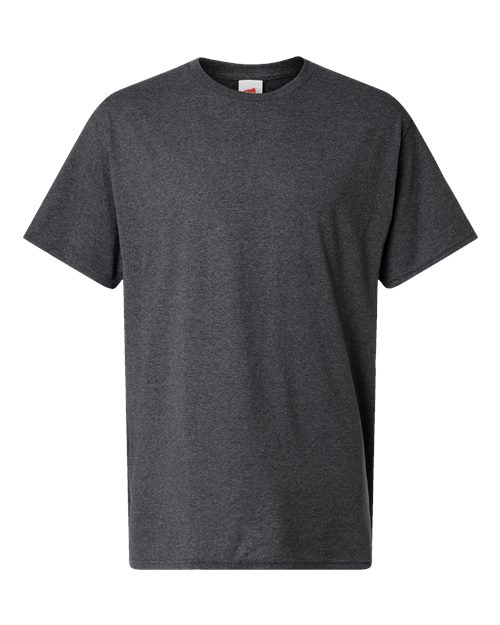 Hanes 5280T Charcoal Heather — front