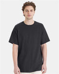 Hanes 5280T Charcoal Heather — on model front