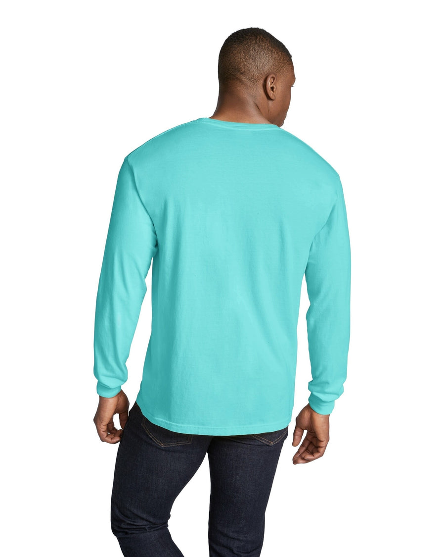 Unisex Heavyweight RS Long-Sleeve T-Shirt - Lagoon Blue