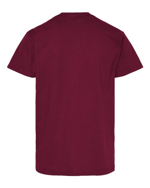 Hanes 5480 Athletic Cardinal — back