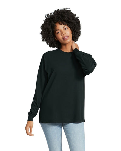 Unisex Heavyweight RS Long-Sleeve T-Shirt - Black