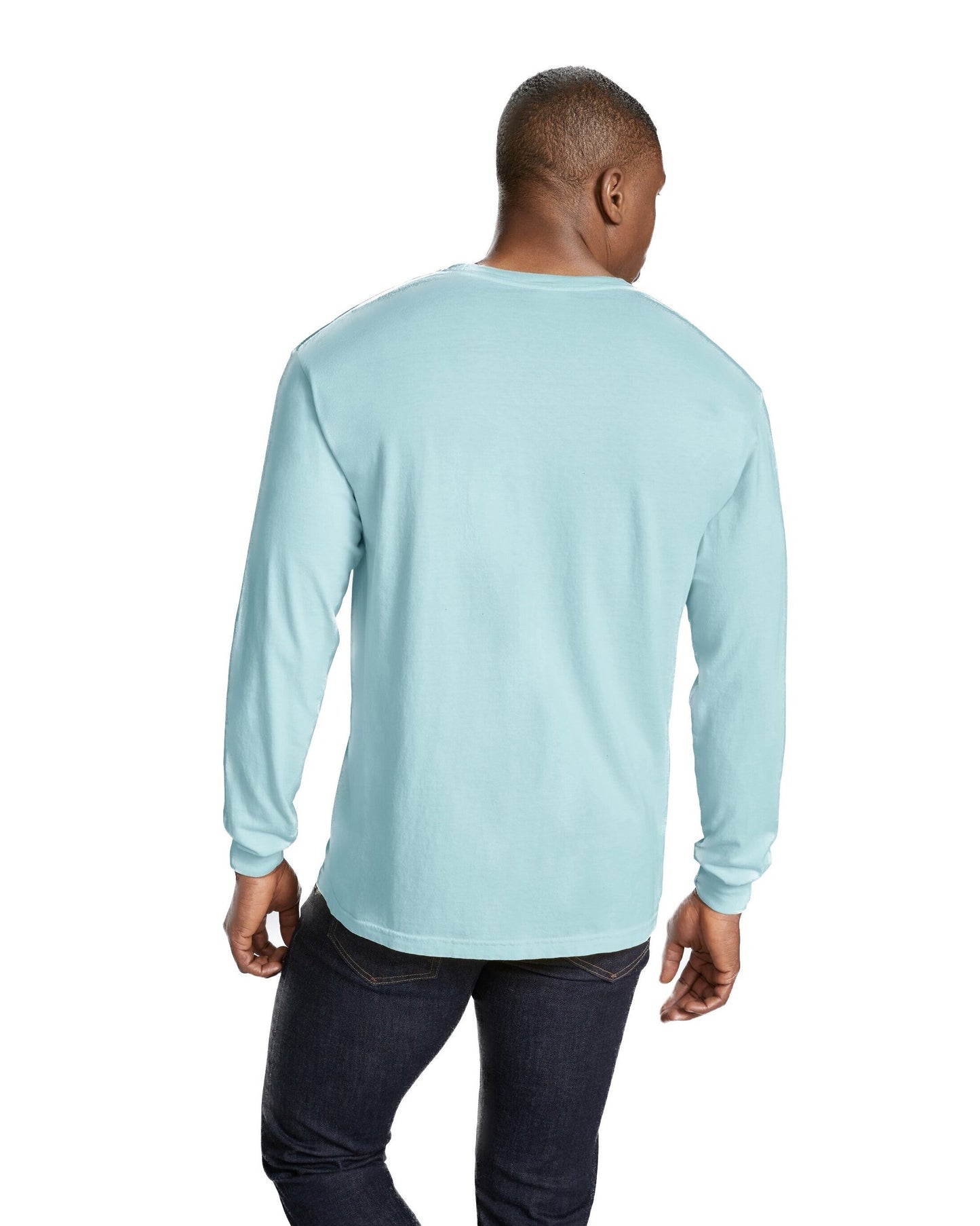 Unisex Heavyweight RS Long-Sleeve T-Shirt - Chambray