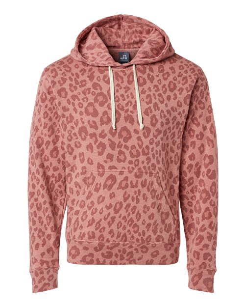J. America 8871 Dusty Rose Leopard Triblend — front