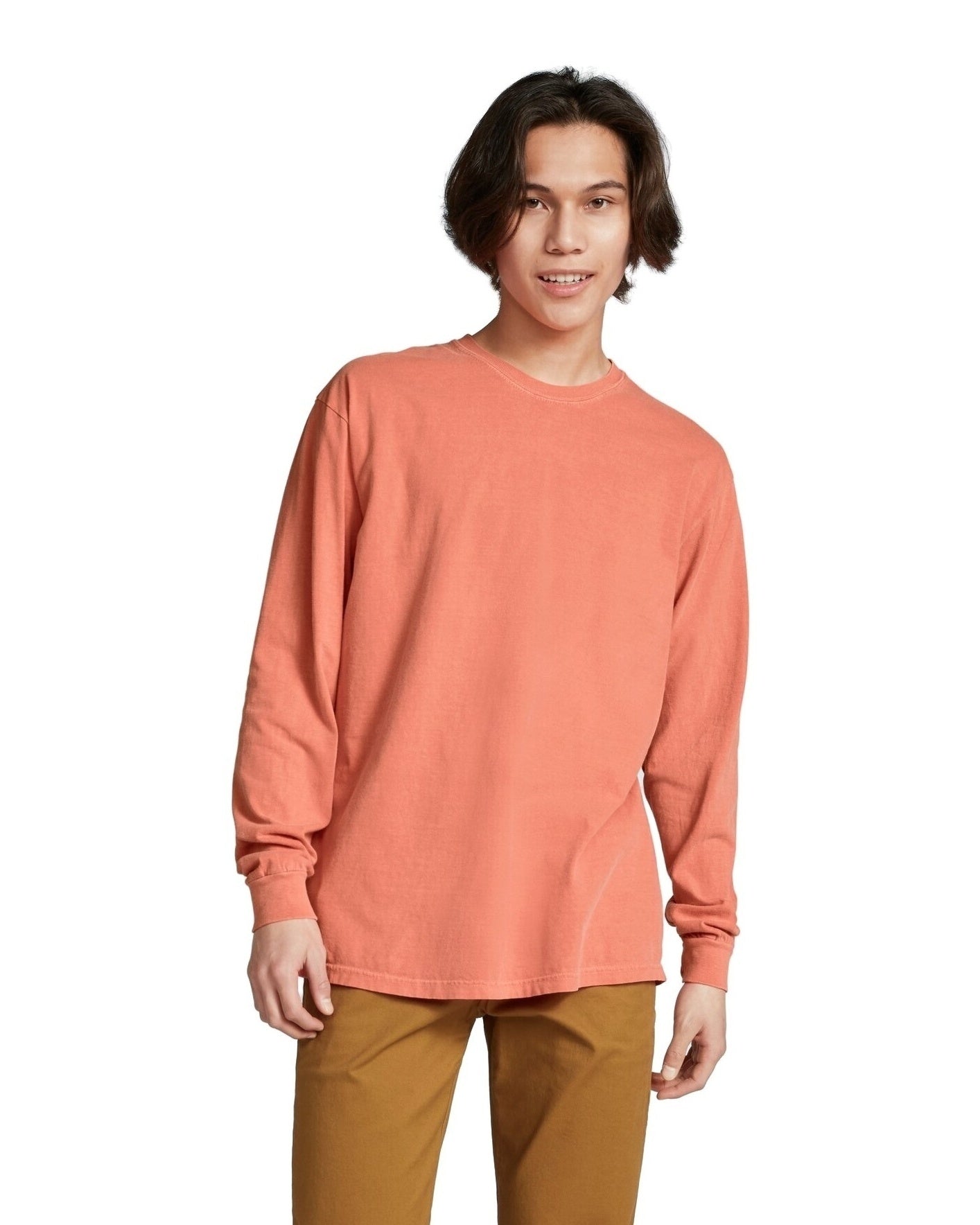 Unisex Heavyweight RS Long-Sleeve T-Shirt - Melon