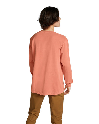 Unisex Heavyweight RS Long-Sleeve T-Shirt - Melon