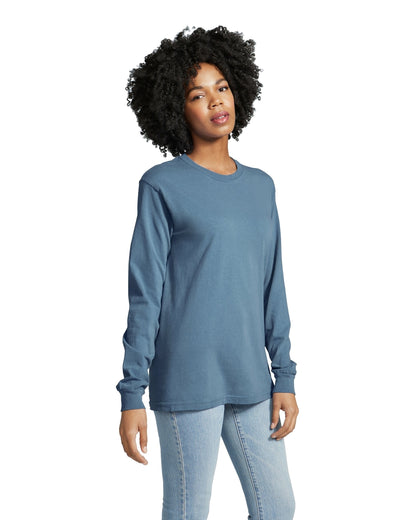 Unisex Heavyweight RS Long-Sleeve T-Shirt - Blue Jean