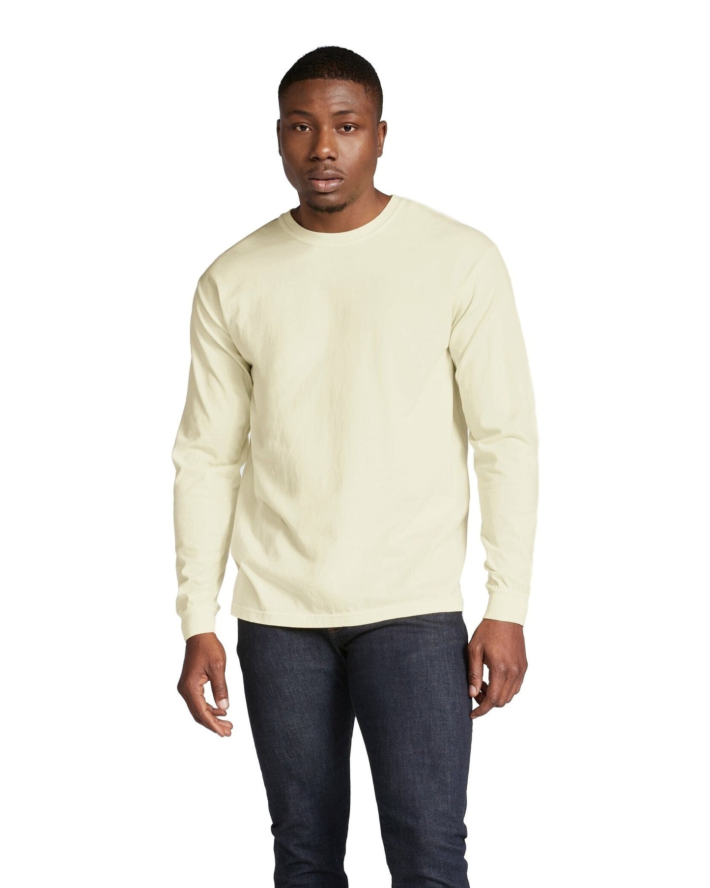 Unisex Heavyweight RS Long-Sleeve T-Shirt - Ivory