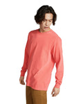 Unisex Heavyweight RS Long-Sleeve T-Shirt - Bright Salmon